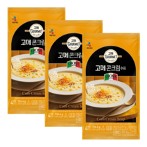 고메 치즈 콘수프 콘스프 액상 코스트코 비비고 돌 아기 옥수수 콘 스프 수프 스푸, 고메콘크림수프181.6g x 4개입 x 3팩