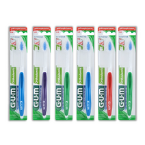 GUM 칫솔 치아 교정 칫솔 (6개) 치과 교정용 검칫솔 치과용 교정기 임플란트 칫솔, G.U.M 교정칫솔 6개