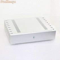 W361 H85 D270 샌드 블라스트 알루미늄 통풍 도금 섀시 하이 엔드 리어 클래스 DIY 파워 앰프 공급 쉘 프리 앰프 PSU DAC, Version 1