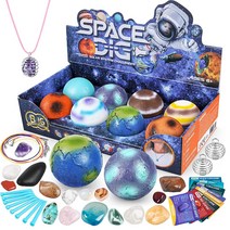 주날 게임스톤 스페이스 우주 디그 키트 Junall Gemstone Dig Kit 8 행성 보석 지구발굴 태양계 공부 발굴키트