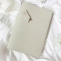 오브리즈 헤링본 북커버 북마크 세트 책보관 다이어리 자동차등록증커버, 웜베이지, 기본형