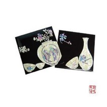 기타 바보사랑[두레공예]도자문잔받침 세트