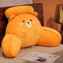 Kcwen 귀여운 바디필로우 의자 등받이쿠션 허리 등쿠션 쇼파, 불곰