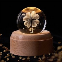 우주인무드등 오로라불빛 불멍조명 crystal ball night light usb 충전 kids moon lamps music box 3d 램프 우주 은하 지구 글로브 공예, 클로버, 회전과 음악