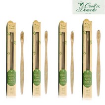 트리사 천연 대나무칫솔 大 4개 고급 구강요품 선물세트 1500, 단품없음