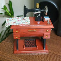 엔틱 인테리어 미싱 악세사리함 오르골 뮤직박스