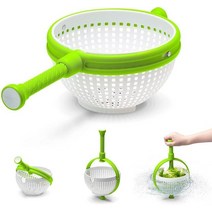 과일 야채 세탁기 휴대용 식품 살균기 청소 기계 무선 캡슐 모양 정수기 고기 청정기 Cocina, 03 Rotary Drainer