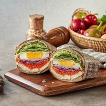 햄에그 샌드위치 샐러드샌드위치 다이어트 아침대용 간편식 새벽배송 단체주문 배달, 햄에그1쪽+불고기 1쪽