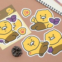 춘식이 카카오프렌즈 리무버블 빅 데코 스티커, 단품