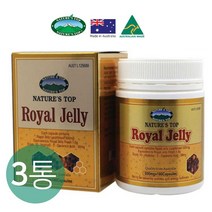 네이쳐스탑 호주 로얄제리 500mg 10-HDA 180정, 3개