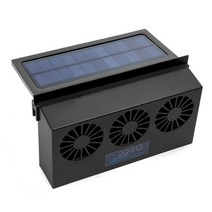 1pc 자동차 배기 팬 5w3.6v 태양열 전원 냉각 팬 3 콘센트 자동 창 공기 통풍구 냉각 마운트 교체 용 쿨러 배기, 하얀
