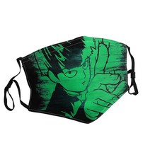 Mob Psycho 100 -6 성인용 인쇄 마스크 일본 만화 영화 방진 빨 조절 가능