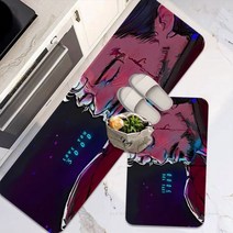 마블 어벤져스 아이언맨 I Love You 3000 현관 도어 매트 저렴한 미끄럼방지 모던 거실 발코니 인쇄 침대 협탁