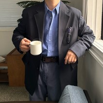 오버핏 블레이저 하객룩 남친룩코디 루즈 빅사이즈 자켓 데일리 점퍼 댄디룩 깔끔한 남친선물