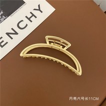 긴머리집게핀 여성용 대형 적 황금 금속 헤어 클로 클립 클램프 바레트 그립 액세서리