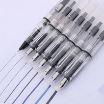 플랫닙 컨버터포함 캘리그라피 아트펜 고품질 만년필, 1.9mm UK01154