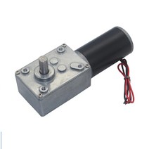 웜기어 DC 12V/24V 기어 모터 고 토크 30Kg.cm 저속 금속 웜 박스 감속기, 160, 12V