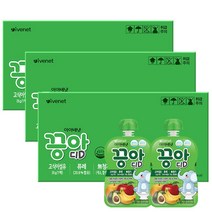 아이배냇 끙아 D 주스 80ml, 30개, 아보카도 + 바나나 + 사과 + 배 + 감귤 + 시금치 + 오렌지 + 양배추 혼합맛