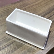 도기화분 넓은 옆이 29x14x16cm 직사각 화이트356659EA * HONI, 본상품선택