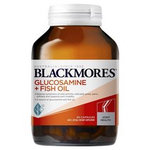 블랙모어스 글루코사민 피쉬오일 Blackmores Glucosamine + Fish Oil 90캡슐 2팩, 1개, 90정