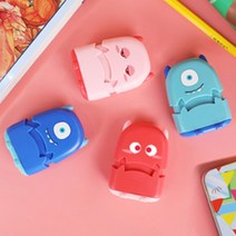 귀여운 몬스터 어린이네임스탬프 이름도장 유치원, 민트