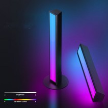 티즈 스마트 RGB 게이밍 PC방 조명바 블루투스 WiFi USB 음성 제어 LED 조명 무드등 (2개입), 블루투스 음성 제어