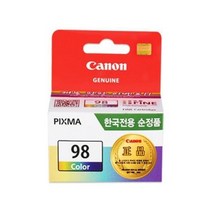 캐논잉크 CL98 칼라 프린터잉크 카트리지잉크 잉크카트리지
