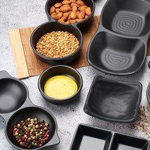 먹토 멜라민 허브 종지 업소용 식당 앞접시 그릇 초장 간장 소스볼 찬기 나눔 접시