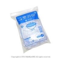 그릇 커버 음식물 덮개 일회용 뚜껑 비닐 커버 랩 중
