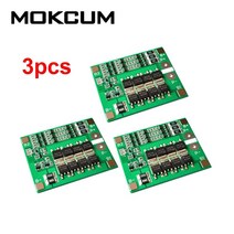 무정전 전원공급 장치 3pcs 3s 12v 18650 리튬 배터리 보호 보드 25a 이퀄라이제이션 보드가있는 과충전 과전류 과방 전 보호, 없음