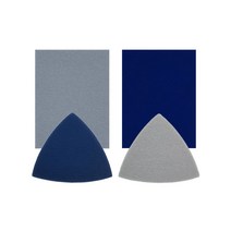 쓱싹이 실속세트 놋 그릇 수저 유기 세척 관리 수세미, [실속세트4] 유기 세모4+네모4