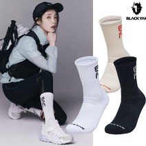 블랙야크 공용 아이유 양말 쿨맥스 알파인크루삭스Z 2BYSCX3901, 26, 블랙BK