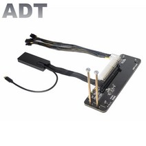 썬더볼트 독 egpu 노트북 그래픽 카드 도킹 adt-link r43sg-tb3 pcie x16 pci-e x16 to tb3 확장 케이블 pci-express 케이블 어댑터, 25cm