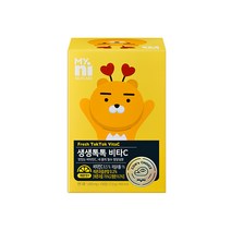 마이니 생생톡톡 비타C 씹어먹는 츄어블 비타씨 비타민B6 수용성비타민 새콤달콤 맛있는 레몬맛 HACCP인증, 2, 1600mg*108정