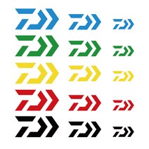 [커팅] 다이와로고 낚시스티커, 12cm, 파랑