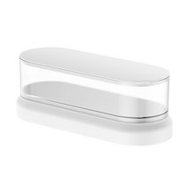 초음파 세척 기계 쥬얼리 안경 시계 반지 틀니 면도기 클리너 40Khz 30 W 50W, 11 White AAA batteries