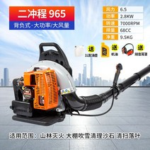 엔진 송풍기 가솔린 배낭형 가로수 낙엽 도로 정비 공업용, 2행정 정품 하이엔드 EB965(6.5마력)