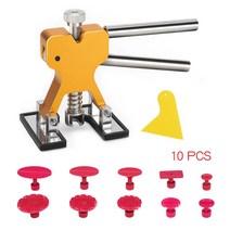 자동차 바디 페인트리스 수리 제거 도구 도어 딩 덴트 실드 해머 접착제 풀러 스타터, 02 Set 2