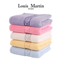 Louis Martin 루이마틴 아이비 특대 165g 면 30수 고파일 타올 수건, 1개, 보라