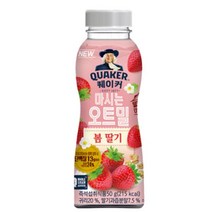 칠성 쉐이크 아침 식사 대용 퀘이커 마시는 오트밀 오트 & 봄딸기 건강식 간편식 식단조절 선식 50G 20개, 23세트