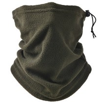 넥아머 골프 야구 온열 러닝 오토바이 등산용 넥워머 목토시 따뜻한 사이클링 모자 폴라 플리스 넥 튜브 이어 워머 스케이트 스포츠 스카프 페이스 마스크 캠핑 하이킹 넥 워머, 육군 녹색