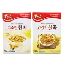 포스트 간편 든든 아침 통곡물 시리얼300g/ 칠곡 현미, 건강한칠곡300g