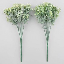 열매 부쉬 29cm 2색 택1 녹색 실내 조경 그린 벽면 녹화 소재 연출, 옐로우