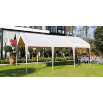 야외 주차장 차고지 캐노피 방수 가제보 차광막 천막자동차 텐트 차고 주차장 홈 천막 두꺼운 비 창고 야외 창고 전염병 예방 광고 스톨 텐트, 2.8x5.3【천 없음】