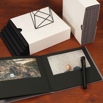 제이제이브라더스 당일출고4X6 EDITO. 블랙 CONCEPT BOOK 컨셉북 앨범 수납북, 그레이