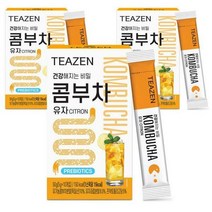 티젠 워터믹스 콤부차 유자분말 30티(10티*3상자)