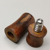 조인트 프로텍터 에보니 보코트 코코 로즈 우드 레이디 얼 핀 5/16-14 3/8-11 3/8-10 웨이브 Uni-Loc 캡 당구 액세서리, CHINA_1 set, Wavy Pin Cocobolo
