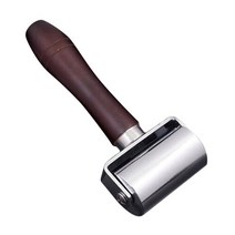 스테인레스 플랫 압력 롤러 벽지 적용 손 diy 도구 압반 롤러 휠 베어링 작업, 60mm