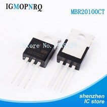쇼트키 & 정류기 10 MBR20100CT MBR20100 MBR20100C MBR20100G B20100G 20A 100V TO-220 new