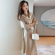 피케원피스 20대 격식있는 결혼식하객 상견례 정장 키작녀 3040 원피스 PK22